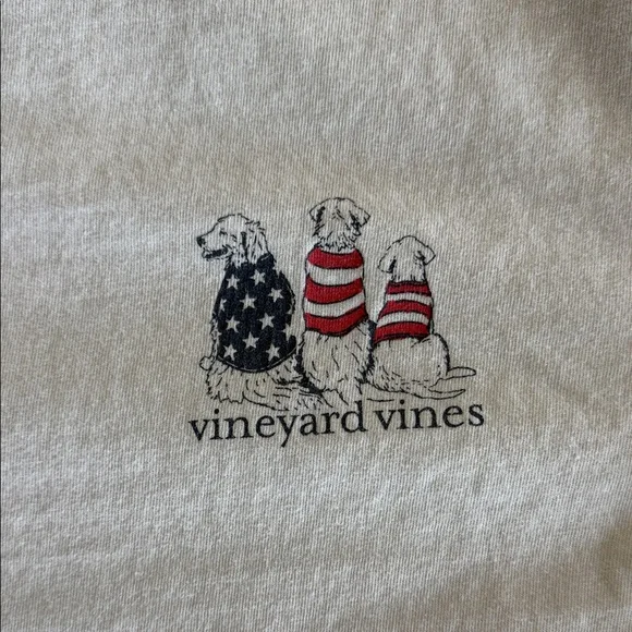 Vineyard Vines Americana Dogs Graphic Ter - Picture 2 of 6